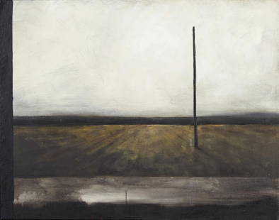 Dozier Bell (American, born 1957) Genetic Memory, 1987 23 x 29in.: Dozier Bell (American, born 1957) Genetic Memory, 1987 signed and dated 'DJBell 5/87' (on the reverse) oil on linen 23 x 29in. Footnotes: PROVENANCE: Marilyn Butler Fine Art, Scottsdale. Gail Severn