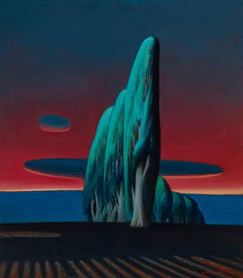 LIANG WEI (B. 1959) Untitled Landscape: LIANG WEI (B. 1959) Untitled Landscape signed 'LiangWei'(lower right) oil on canvas 36 x 45 in. 91.4 x 114.3 cm. Footnotes: ALL PROCEEDS TO BENEFIT THE WESTLUND CENTER - A Charitable Trust