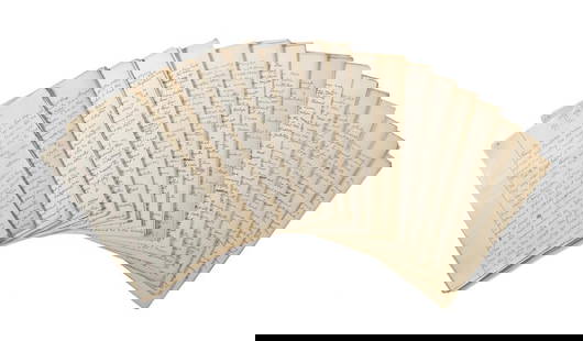 GREY, ZANE. 1872-1939. Autograph Manuscript, approximately 442 pp, 4to, no place, c.1914, in pe...: GREY, ZANE. 1872-1939. Autograph Manuscript, approximately 442 pp, 4to, no place, c.1914, in pencil,, numerous cross-outs and additions, pagination begins with p 35, ends with 476, tears and chips