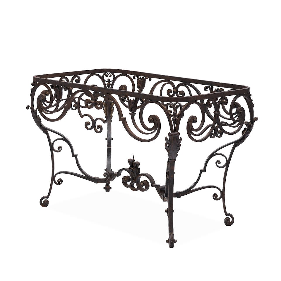 A wrought iron table frame (1 of 3)