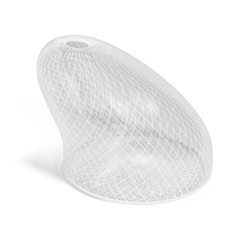 BENJAMIN EDOLS (BORN 1967) Untitled (Vessel)2001reticello glass, incised 'BENJAMIN EDOLS SYDNEY ... (1 of 1)