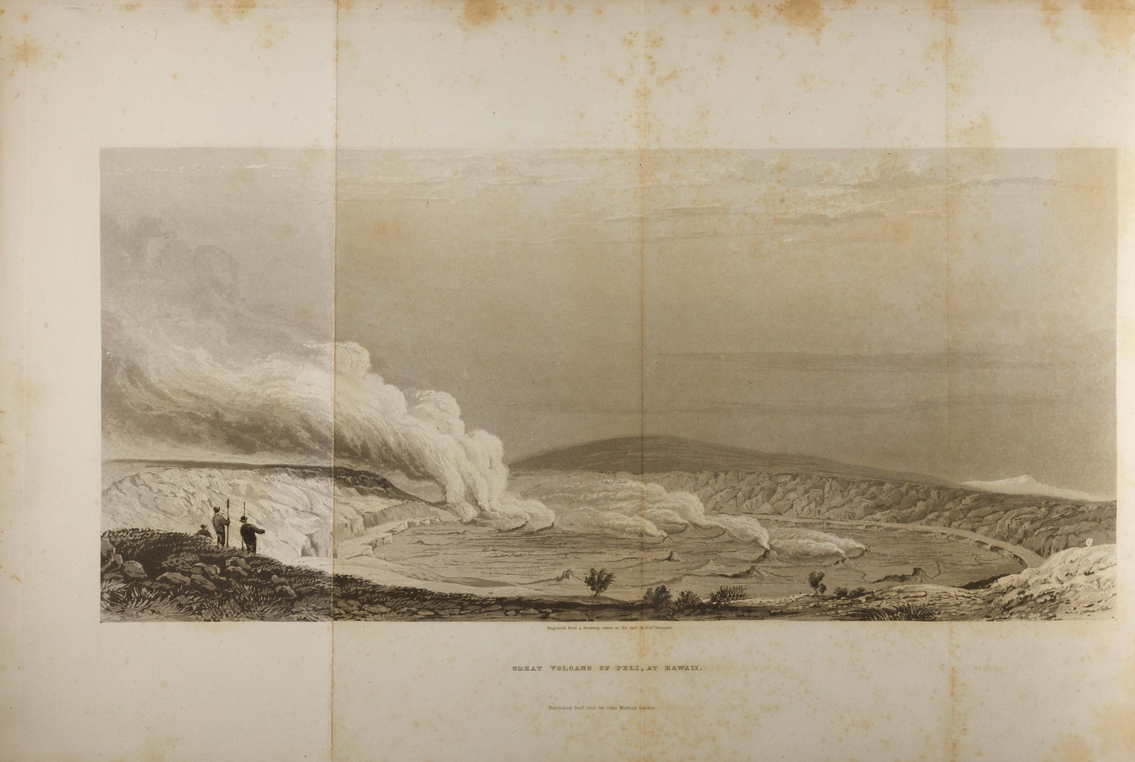 KING KAMEHAMEHA II. BYRON, GEORGE ANSON. 1789-1868. Voyage of H.M.S. Blonde to the Sandwich Isla...: KING KAMEHAMEHA II. BYRON, GEORGE ANSON. 1789-1868. Voyage of H.M.S. Blonde to the Sandwich Islands in the Years 1824-1825. London: John Murray, 1826. 4to (270 x 210 mm). 15 plates comprising a foldin
