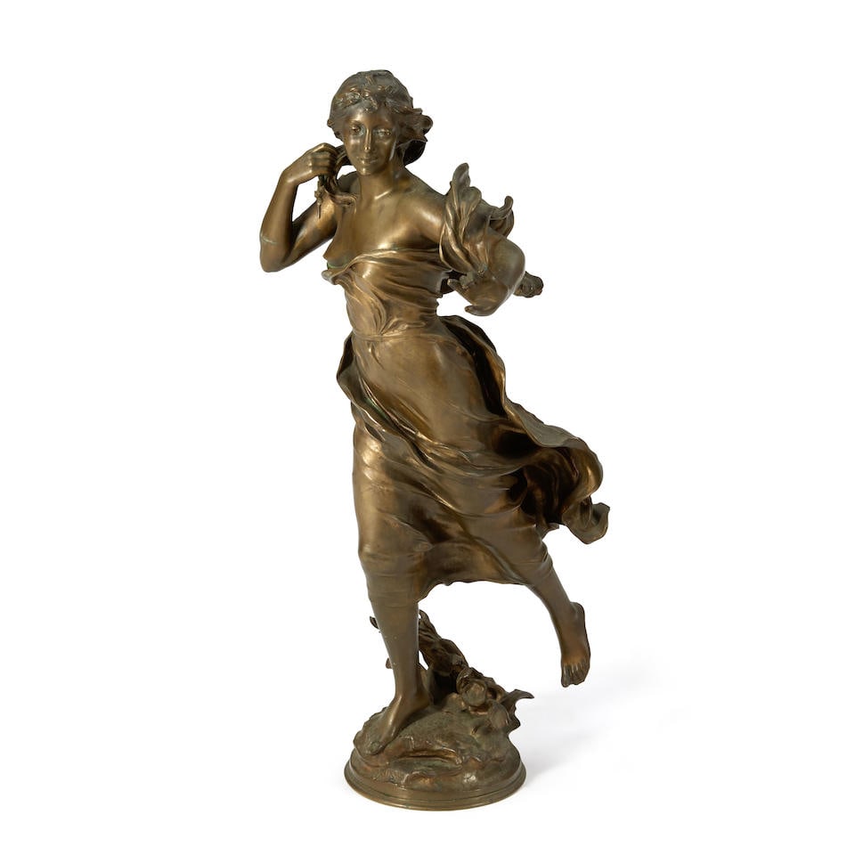 After Felix Charpentier (French, 1858-1924), Bronze Model of a Maiden, (1 of 1)