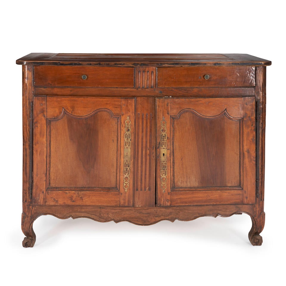 LXV Provincial Walnut and Oak Buffet, France, 19th century, (1 of 1)
