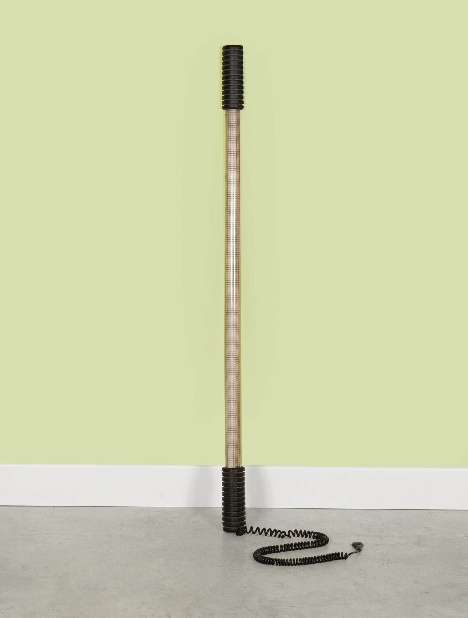 PHILIPPE STARCK (1949-) Lampadaire-néon mod. 'Easylight'Création circa 1977Edition Sta...: PHILIPPE STARCK (1949-) Lampadaire-néon mod. 'Easylight' Création circa 1977 Edition Starck Product ou Electrorama circa 1980 Estampillé 'Starck Product' Makrolon, polyuréthane et