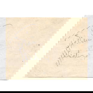 Jimi Hendrix: A Rare Autographed Isle Of Wight Festival Ticket, August 1970,: Jimi Hendrix: A Rare Autographed Isle Of Wight Festival Ticket,August 1970,the partial Weekend ticket numbered 91577, signed on the reverse by Jimi Hendrix in blue ballpoint, with letter concerning th