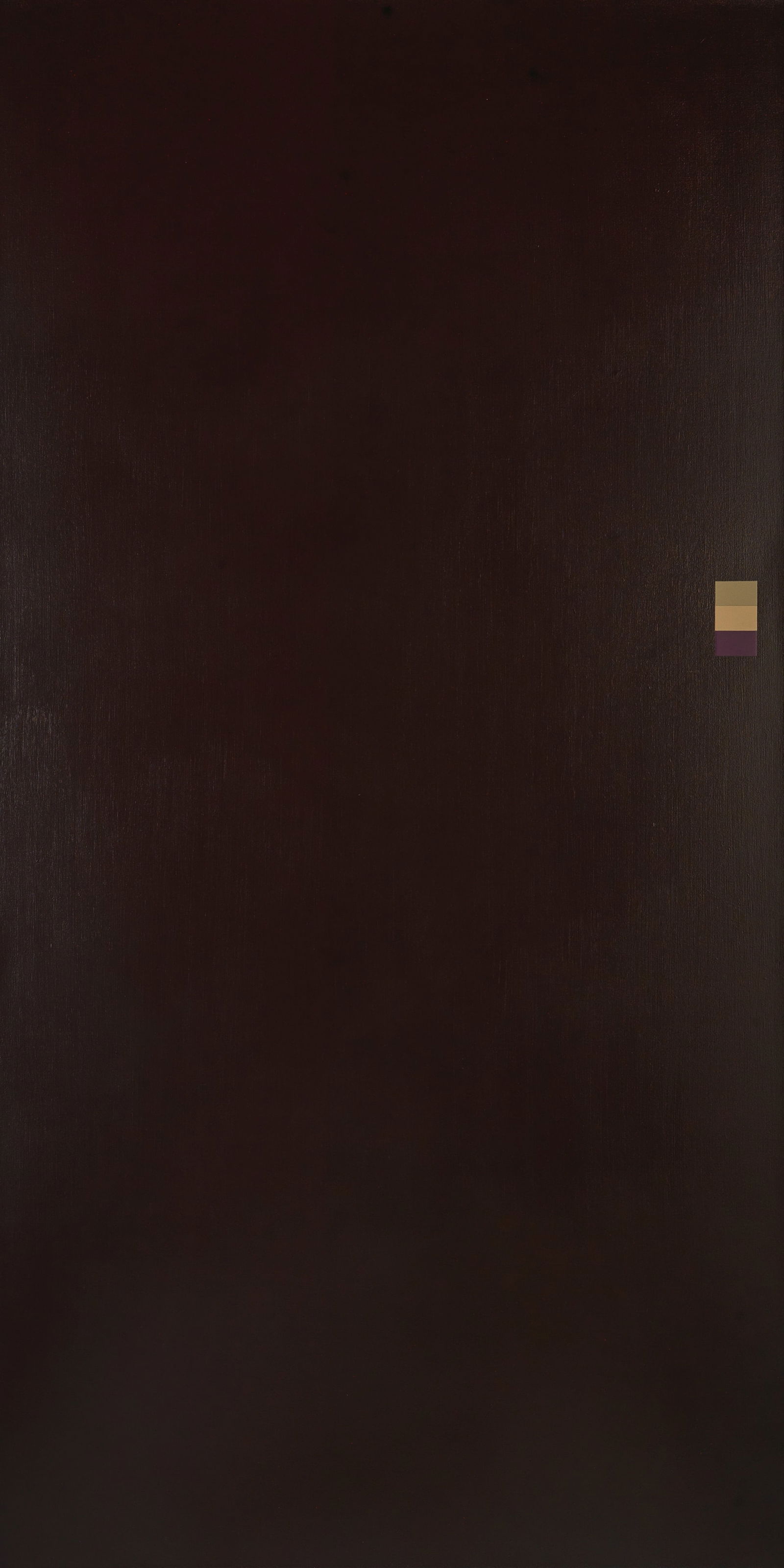 Marc Vaux (British, 1932) VB/3R/73 (unframed): Marc Vaux (British, 1932)VB/3R/73 signed, titled and dated 'Vaux 1973 VB/3R/73' (on canvas overlap)acrylic on canvas213.5 x 106.5cm (84 1/16 x 41 15/16in).(unframed)Footnotes:ProvenanceThe Artist, fro