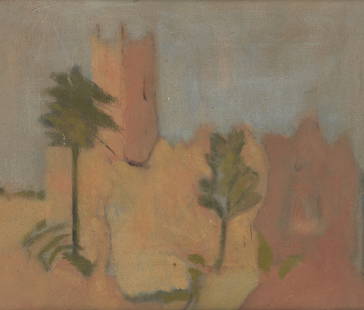 Rose Hilton (British, 1931-2019) St Mary's, Penzance: Rose Hilton (British, 1931-2019)St Mary's, Penzance signed and titled 'St Marys/penzance/Rose Hilton' (on canvas verso)oil on canvas25.5 x 30cm (10 1/16 x 11 13/16in).Footnotes:ProvenanceThe Estate of