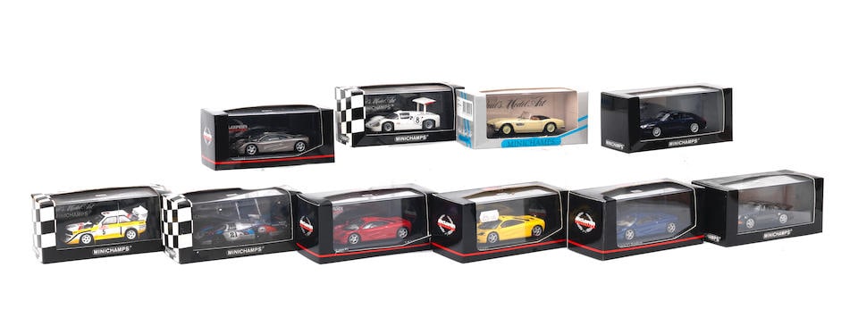 Ten boxed 1:43 scale models by Minichamps,   ((10)) (1 of 1)