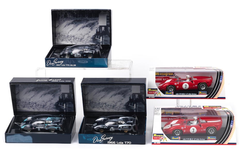 Three boxed 1:43 scale limited edition models of Lola sports racing cars by GMP Models,   ((5)) (1 of 1)