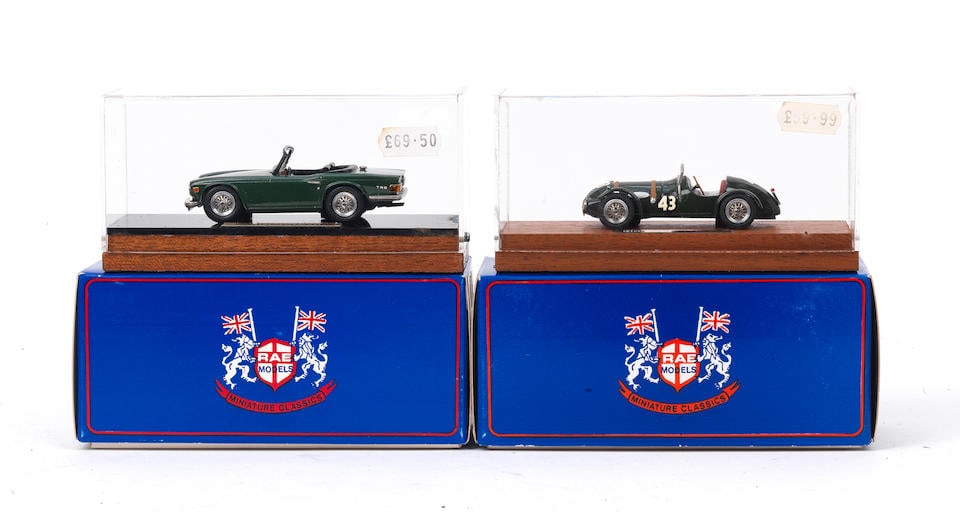 Two boxed 1:43 scale white metal models by RAE Models,   ((2)) (1 of 1)