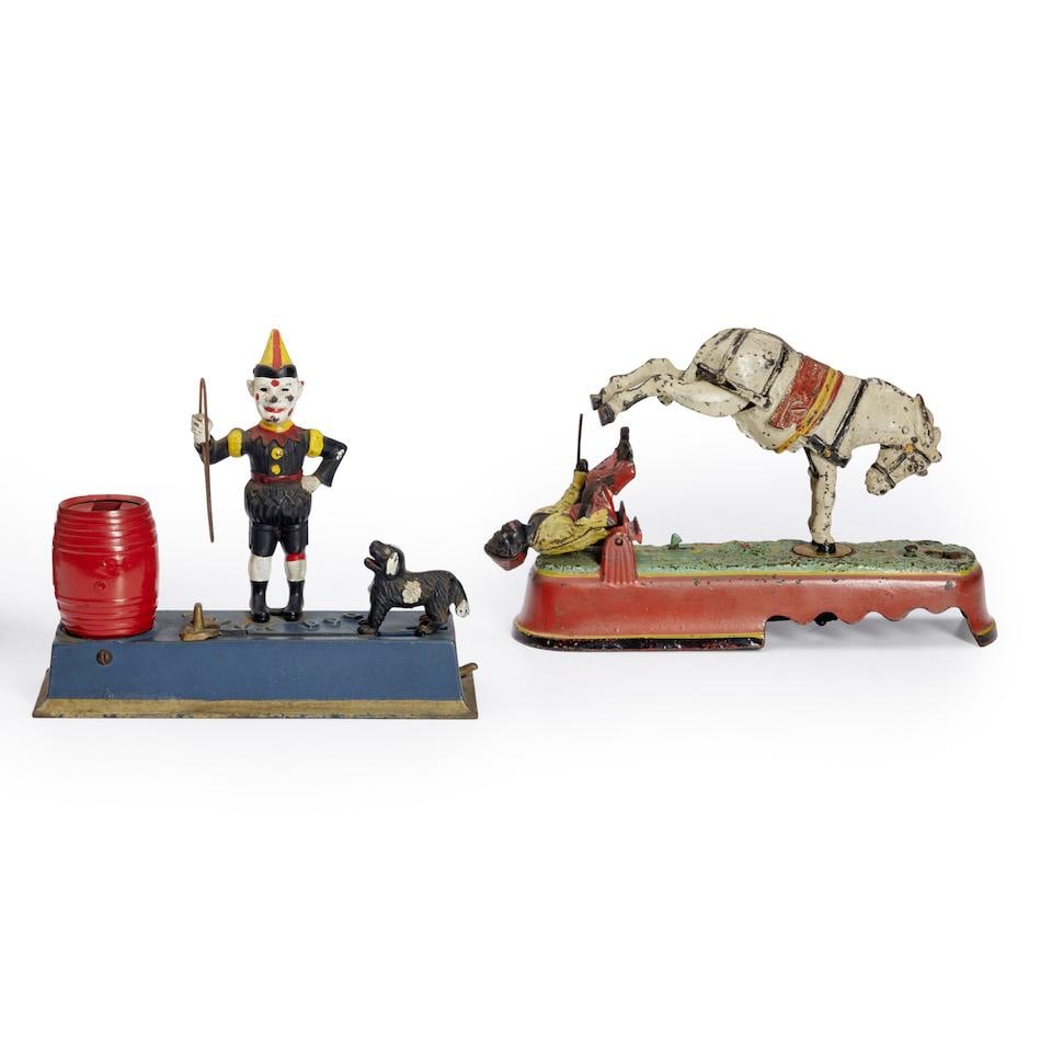 Two Mechanical Banks, America, late 19th century. (1 of 1)