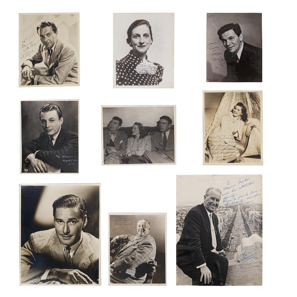 Eleanor Parker Collection of 9 Signed and Inscribed Celebrity Portrait Photographs. (1 of 1)