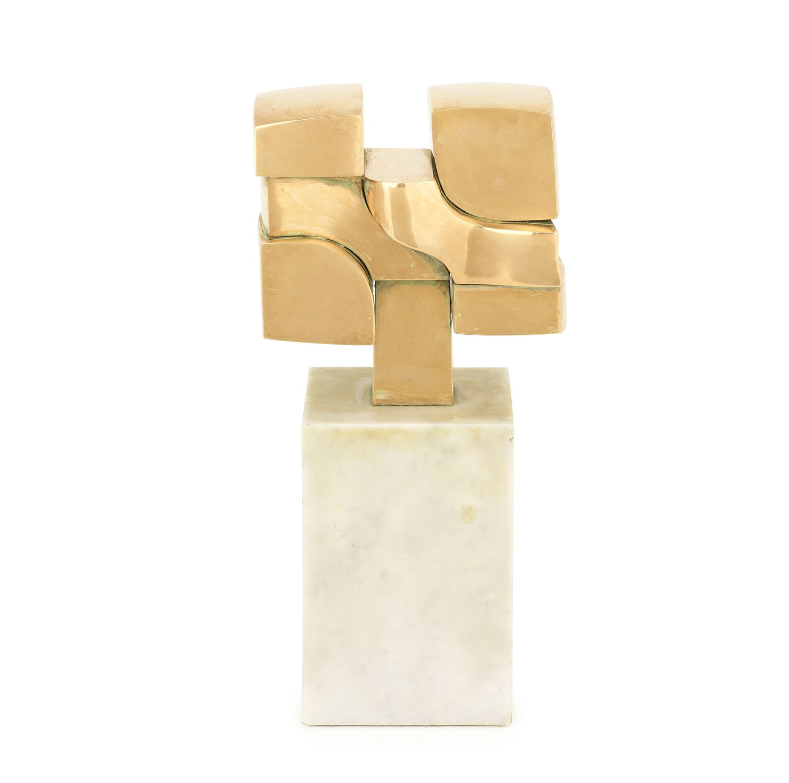 JOSE LUIS SANCHEZ (1926-2018) Sans titre, circa 1970 Sculpture de forme géométrique en... (1 of 1)