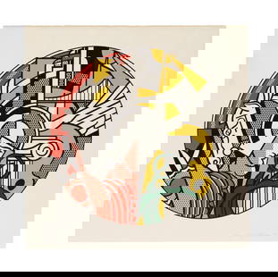 ROY LICHTENSTEIN (1923-1997) The Solomon R. Guggenheim Museum, 1969 (Corlett, 83)Sérigraphi...: ROY LICHTENSTEIN (1923-1997) The Solomon R. Guggenheim Museum, 1969 (Corlett, 83) Sérigraphie en couleurs sur Rives Signée, datée et numérotée 170/250 Editée par la galer