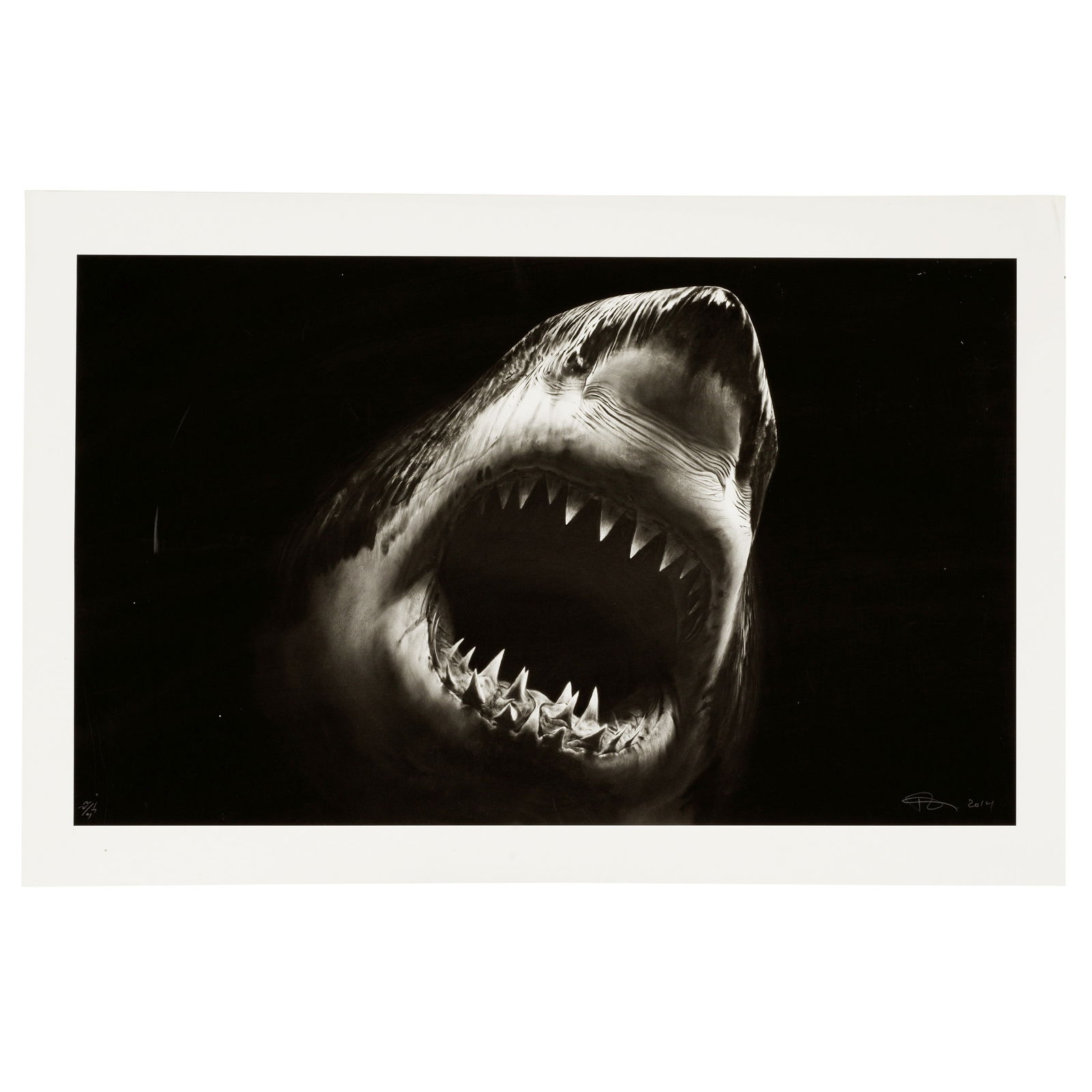 ROBERT LONGO (NE EN 1953) Bruce, 2014 Pigment printSigné et numéroté 22/3552,7 x...: ROBERT LONGO (NE EN 1953) Bruce, 2014 Pigment print Signé et numéroté 22/35 52,7 x 78,7 cm Pigment print, signed and numbered, executed in an edition of 35