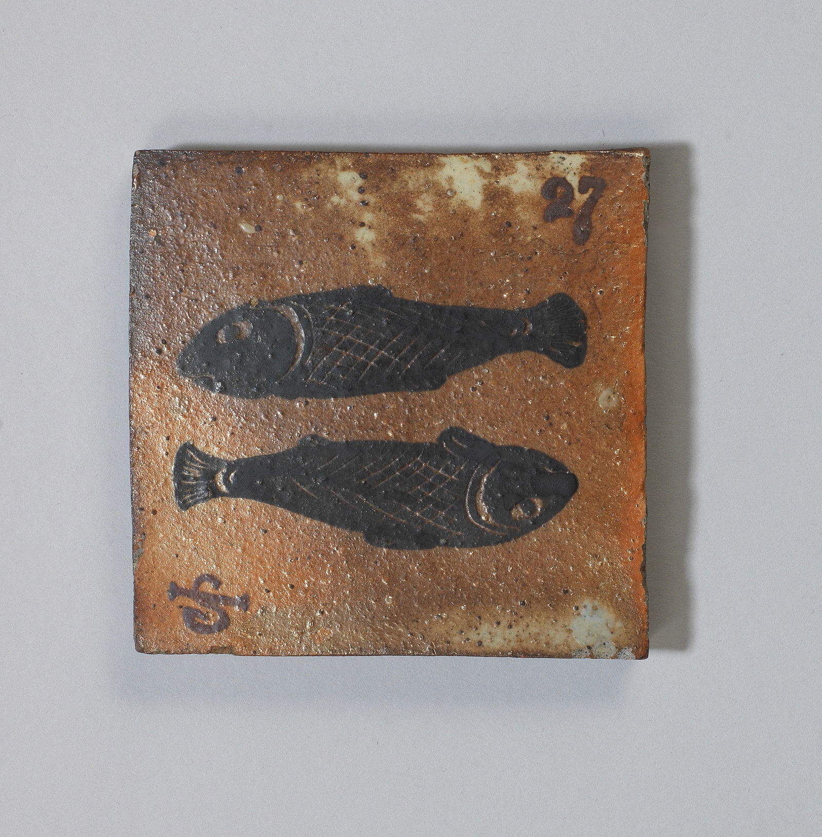 BERNARD LEACH (BRITISH, 1887-1979), ATTRIBUTED 'Fish' tile, 1930s (1 of 1)