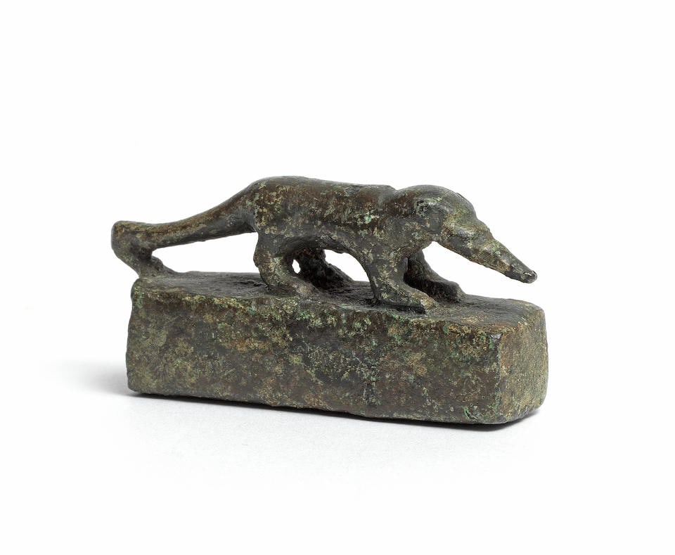 An Egyptian bronze ichneumon sarcophagus (1 of 1)