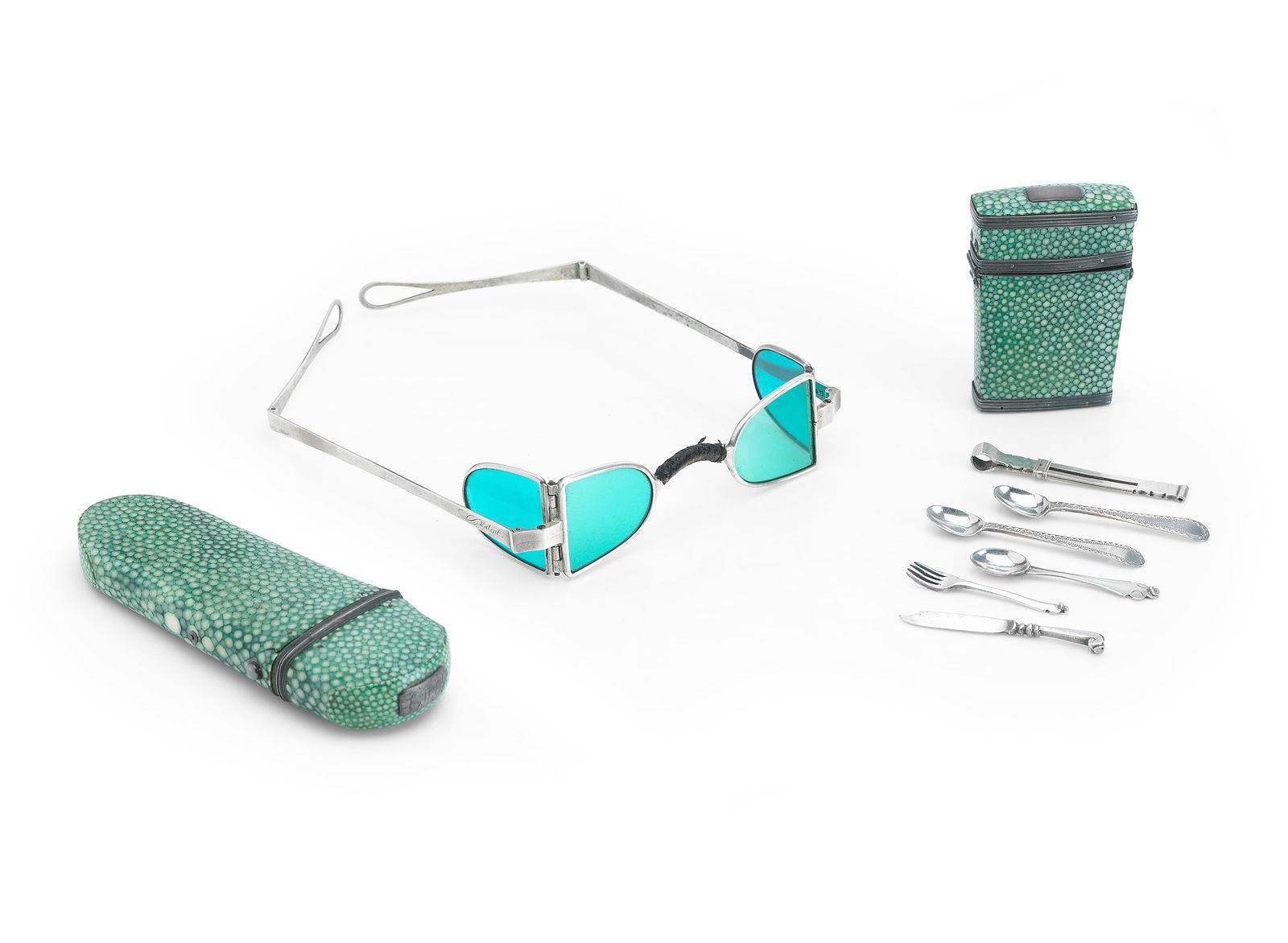 A Set of George III Patent Sun Glasses Circa 1800 maker's IS, London, 1804 (1 of 1)