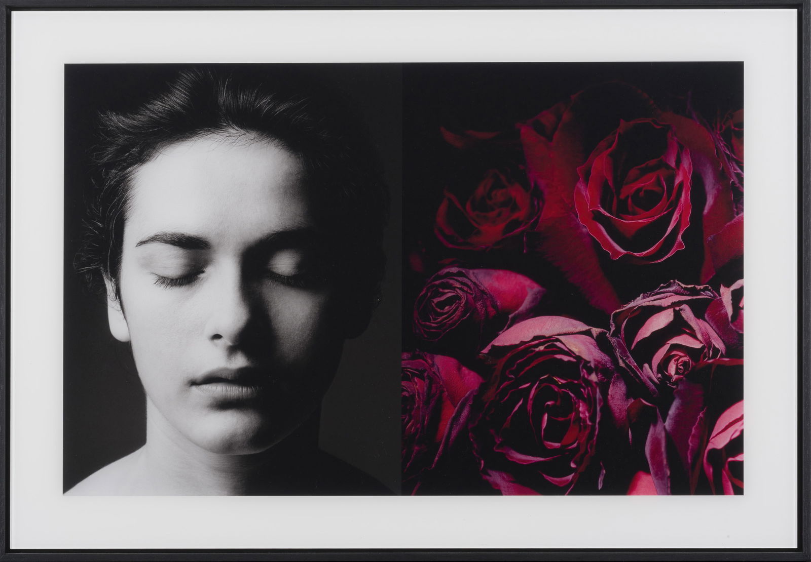 MARIE JO LAFONTAINE (born 1950) Alice in Wonderland & roses: MARIE JO LAFONTAINE (born 1950) Alice in Wonderland & roses 2011 Impression à l'encre pigmentaire et procédé Diasec mat Numérotée 2/7 Afdrukken met pigmentinkt & Diasec proces