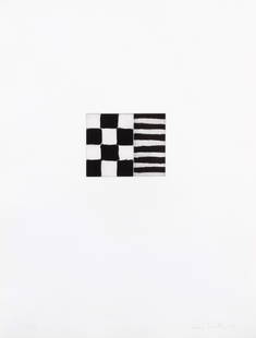 SEAN SCULLY (born 1945) Simples, 1993 Eau-forte. Signée, datée et numérotée...: SEAN SCULLY (born 1945) Simples, 1993 Eau-forte. Signée, datée et numérotée 13/33 Ets. Getekend, gedateerd en genummerd 13/33 Etching. Signed, dated and numbered 13/33 55 x 41,