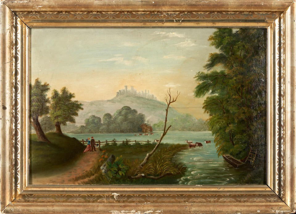 European School, 19th Century River Landscape (1 of 3)