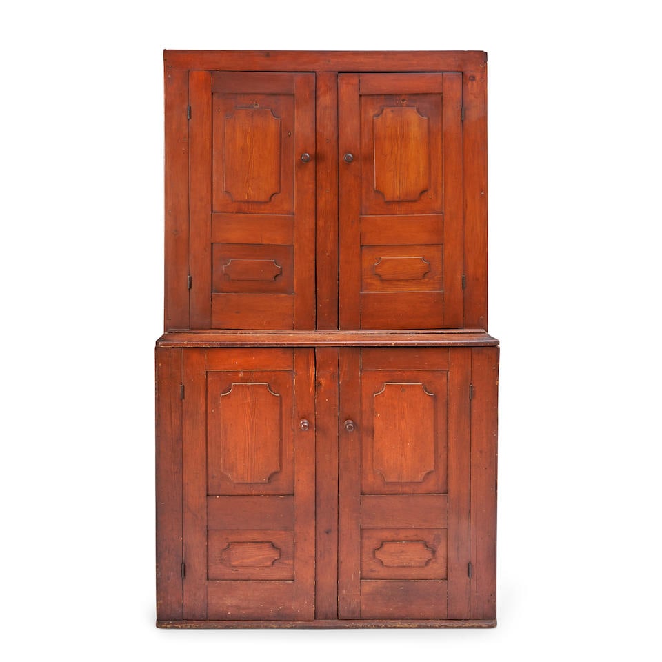 COUNTRY STEP-BACK CUPBOARD (1 of 2)