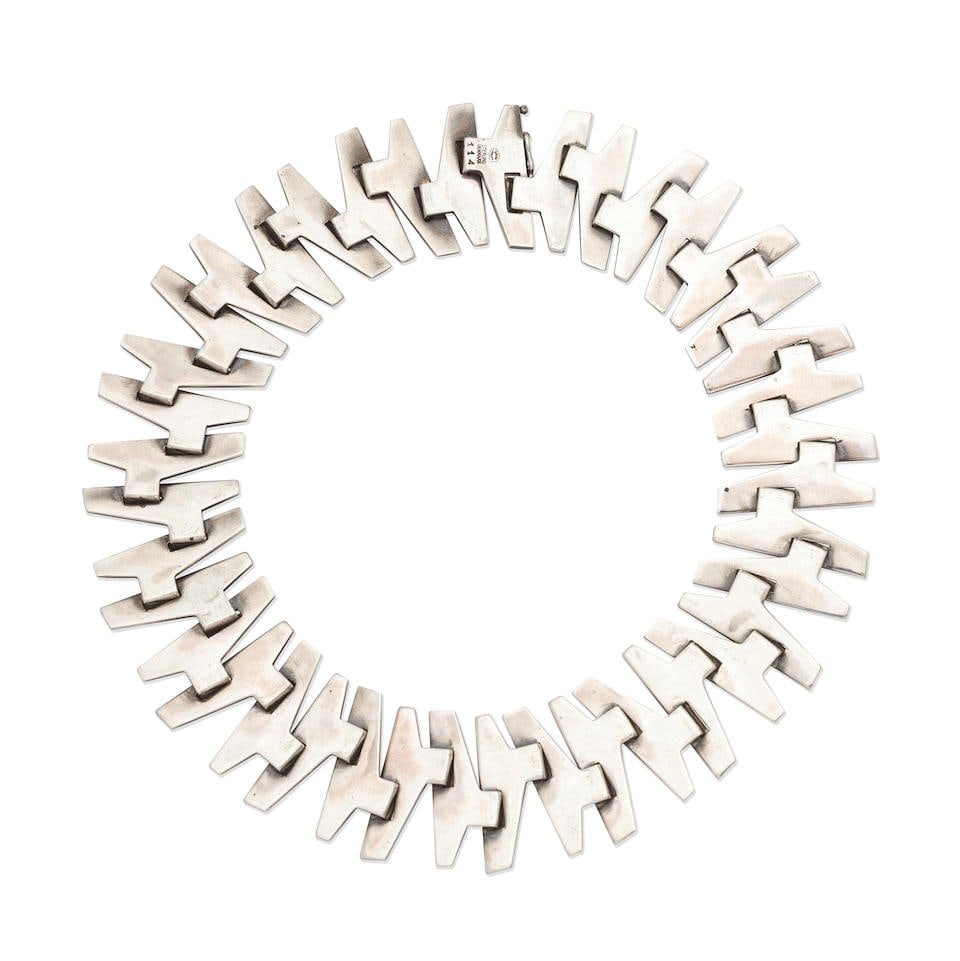 GEORG JENSEN: SILVER NECKLACE (1 of 2)