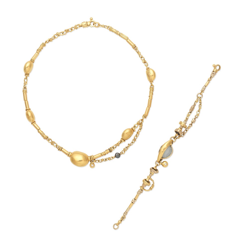 MISANI: DIAMOND-SET NECKLACE AND BRACELET (2) (1 of 2)