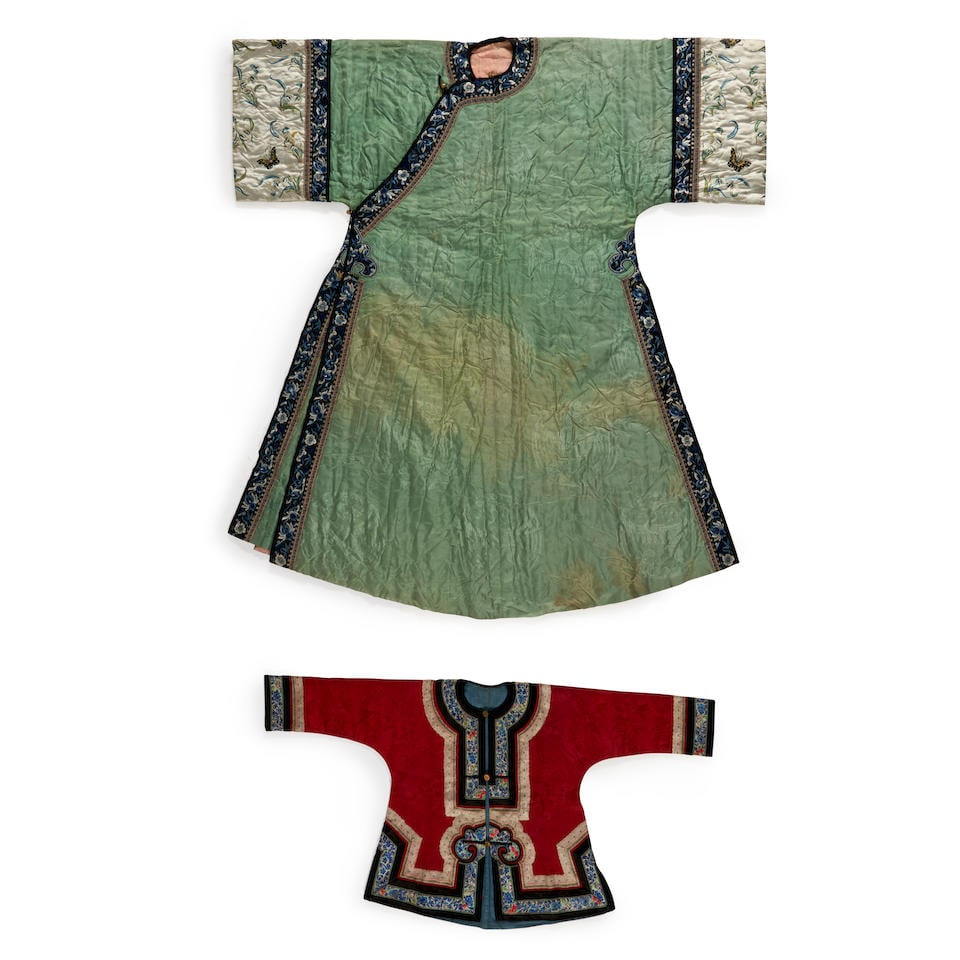 A WOMAN'S WINTER ROBE AND A CHILD'S JACKET (1 of 3)