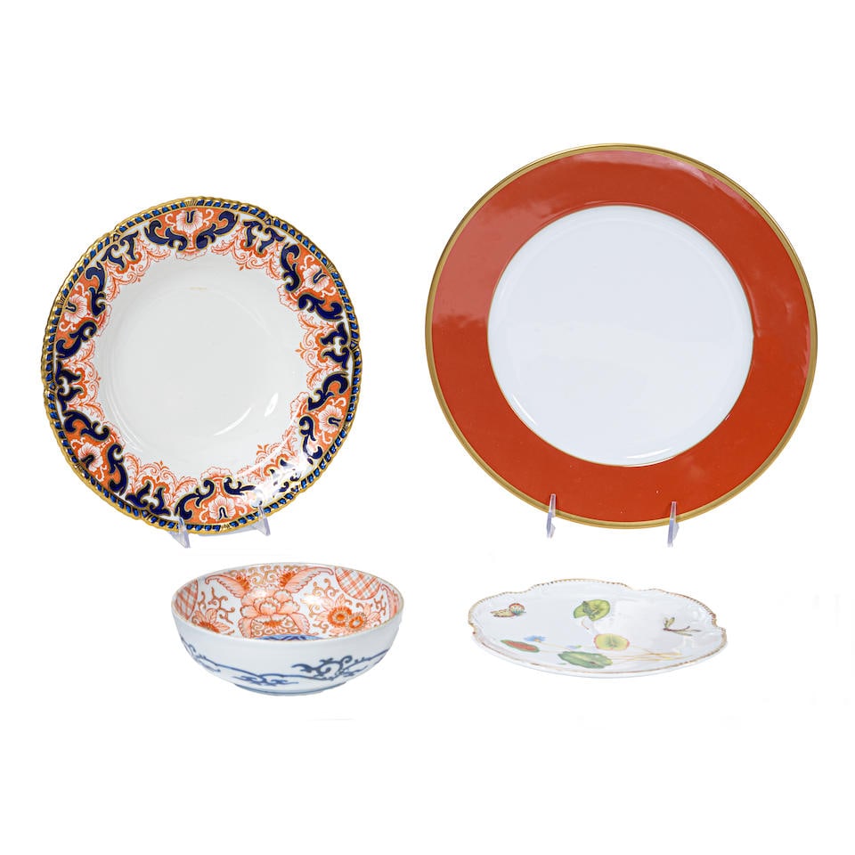 A GROUP OF AMERICAN, EUROPEAN, AND JAPANESE PORCELAIN PLATES AND BOWLS19th-20th centuries (1 of 1)