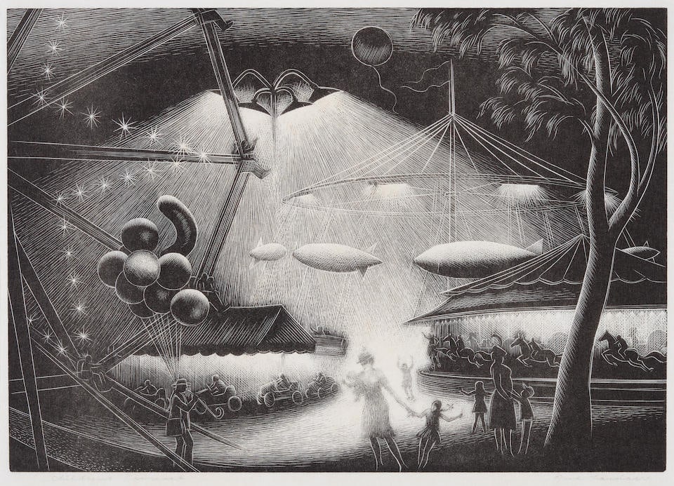 Paul Landacre (1893-1963); Children's Carnival; (1 of 1)