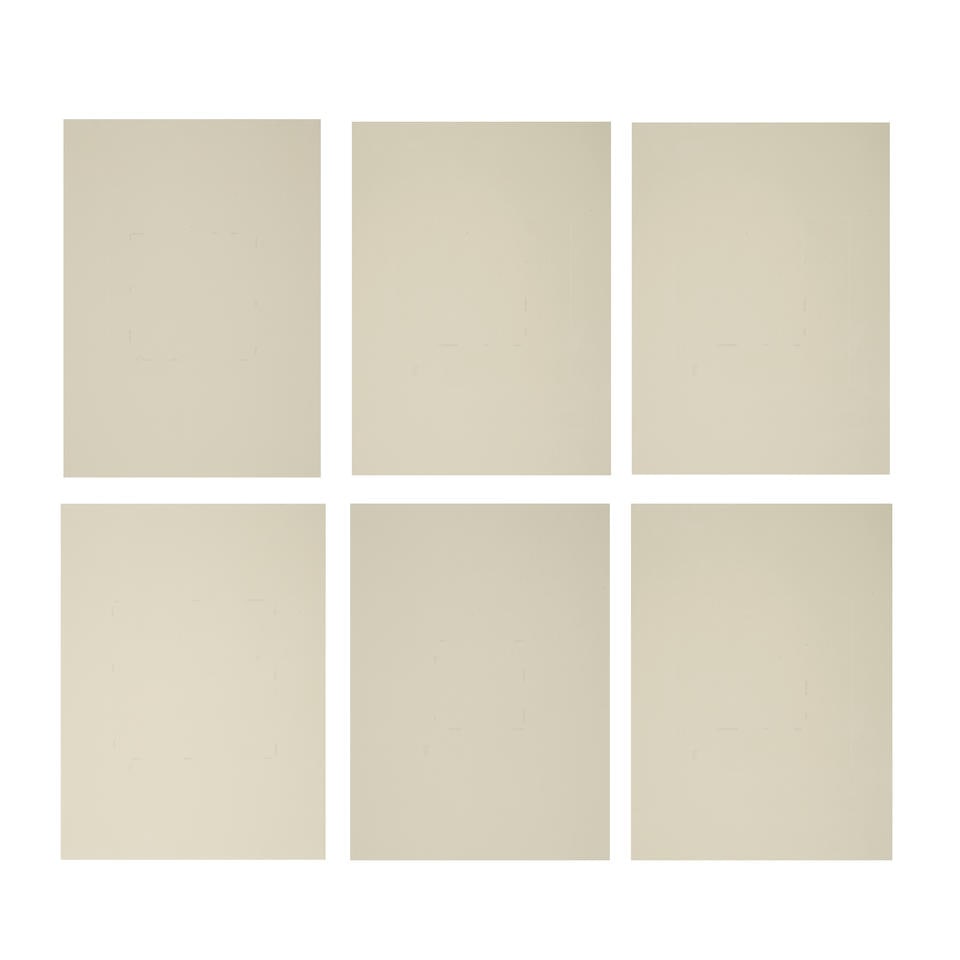 Robert Barry (born 1936); Suite Six;: Robert Barry (born 1936) Suite Six, 1978 The complete set, comprising six etchings on Rives paper, each initialed in pencil, titled and numbered 2/25 on the reverse (there were also 10 artist's proofs