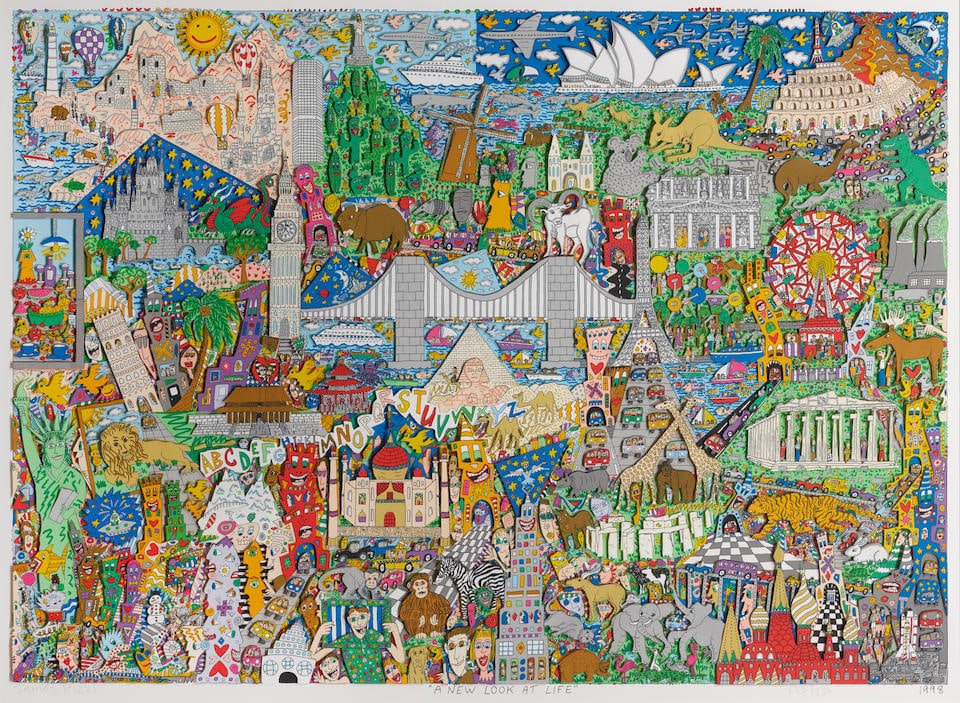 James Rizzi (1950-2011); A New Look at Life; (1 of 1)