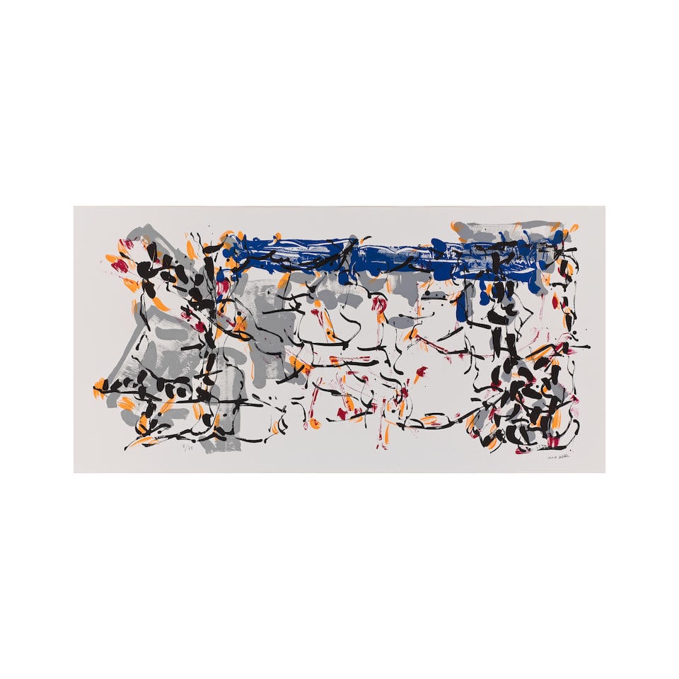 JEAN-PAUL RIOPELLE (1923-2002) Album 67, (n°11), 1967 (Riopelle, 1967.29k EST.LI.ALB)Lithog...: JEAN-PAUL RIOPELLE (1923-2002) Album 67, (n°11), 1967 (Riopelle, 1967.29k EST.LI.ALB) Lithographie en couleurs sur vélin Signée et numérotée 5/75 Editée par Maeght, Paris