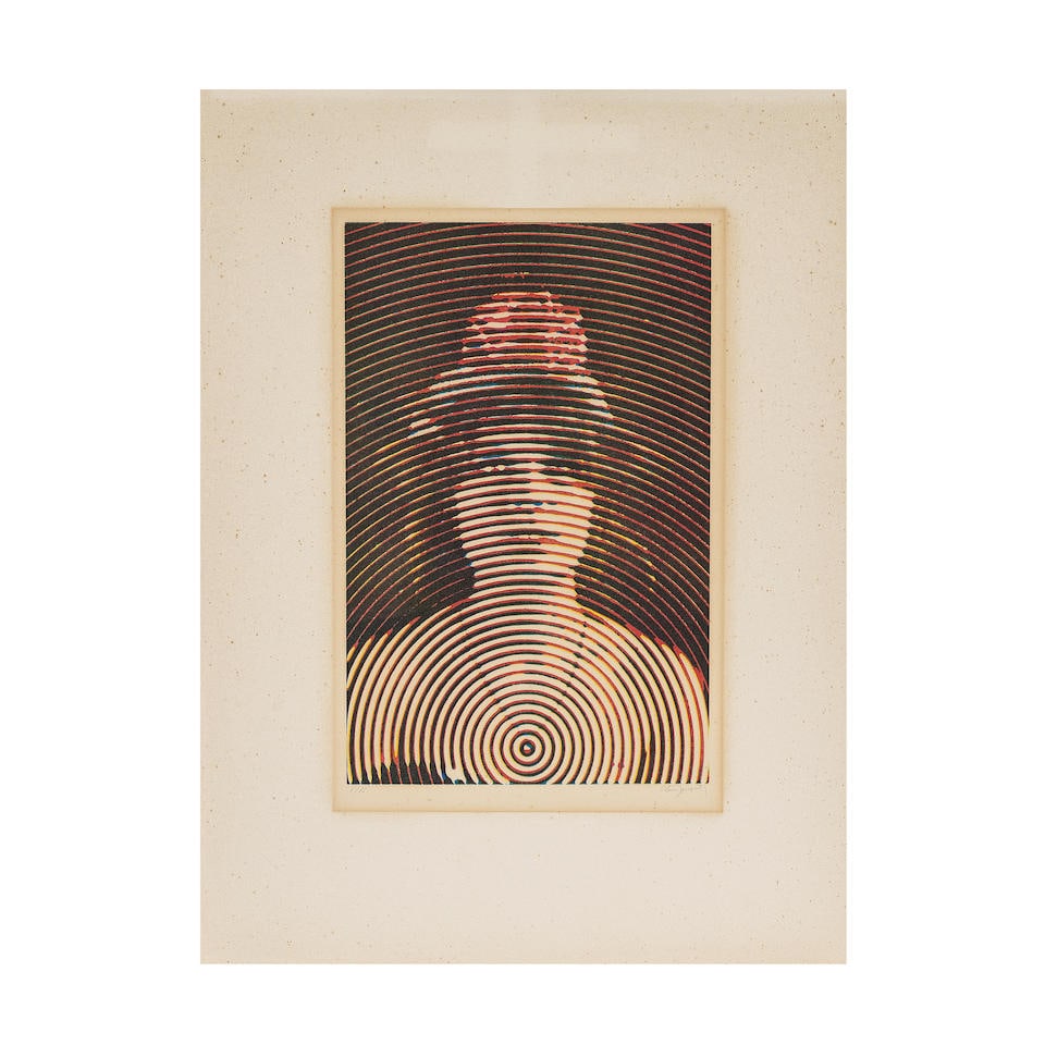 ALAIN JACQUET  (1939 -2008) Laure, 1970 Sérigraphie en couleurs avec embossage sur vél... (1 of 3)