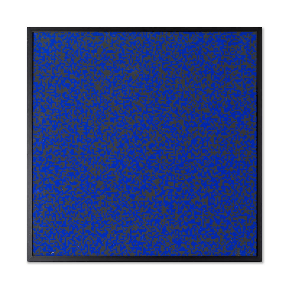 FRANCOIS  MORELLET (1926-2016) 40 000 carrés, 1971 Sérigraphie en couleursSignée ... (1 of 1)