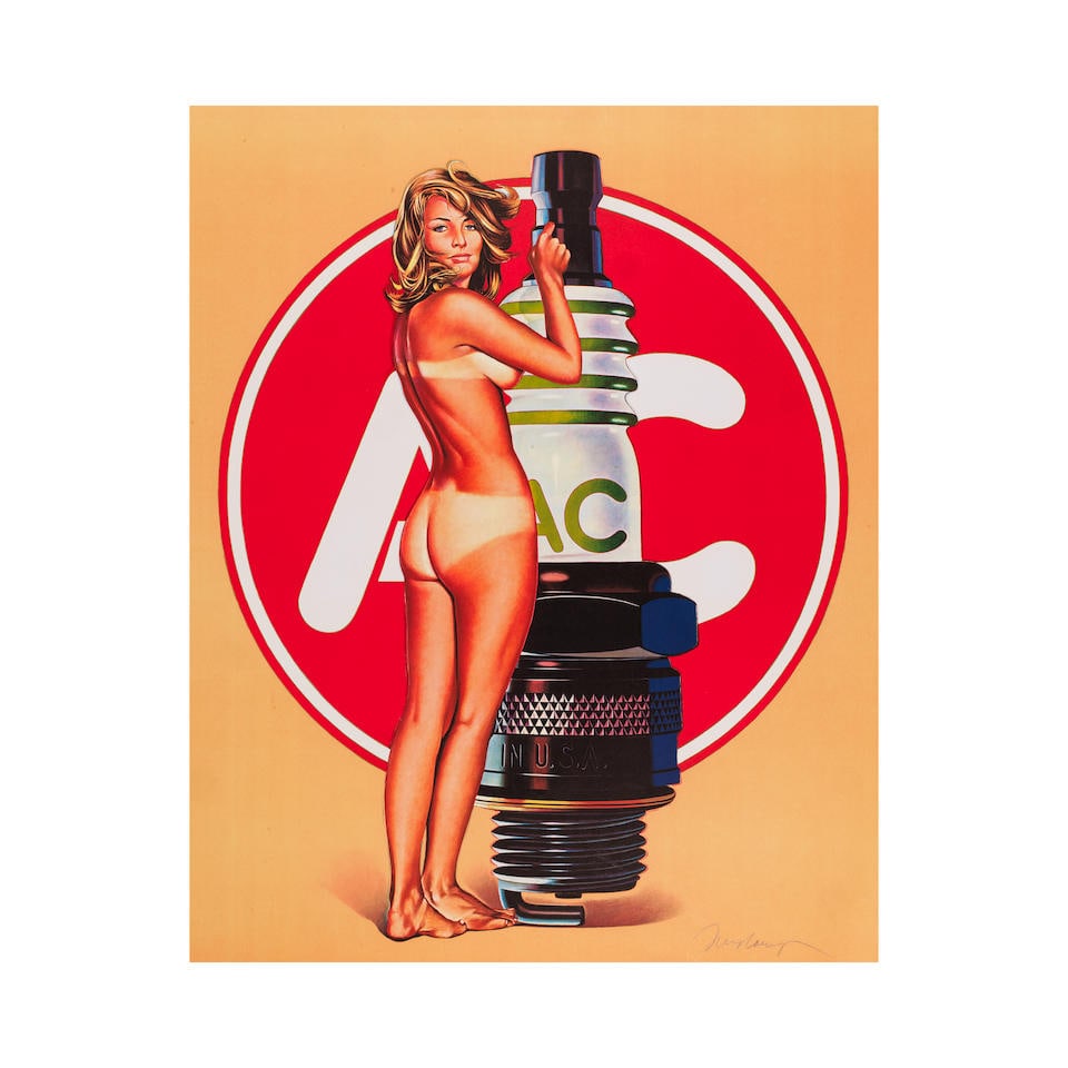 MEL RAMOS (1935-2018) A.C. Annie, 1971 Sérigraphie en couleurs sur papier Signée en ba...: MEL RAMOS (1935-2018) A.C. Annie, 1971 Sérigraphie en couleurs sur papier Signée en bas à droite au crayon Numérotation 0768/5000 imprimée au dos Publiée par Bruno Bischo