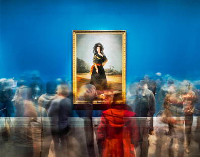Matthew Pillsbury (born 1973); Goya's Duchess of Alba - 'Goya: Order & Disorder,' Boston, 2014;: Matthew Pillsbury (born 1973) Goya's Duchess of Alba - 'Goya: Order & Disorder,' Boston, 2014, 2014 Archival pigment print; mounted to acrylic, a Jackson Fine Art label, signed in ink, on the reverse,