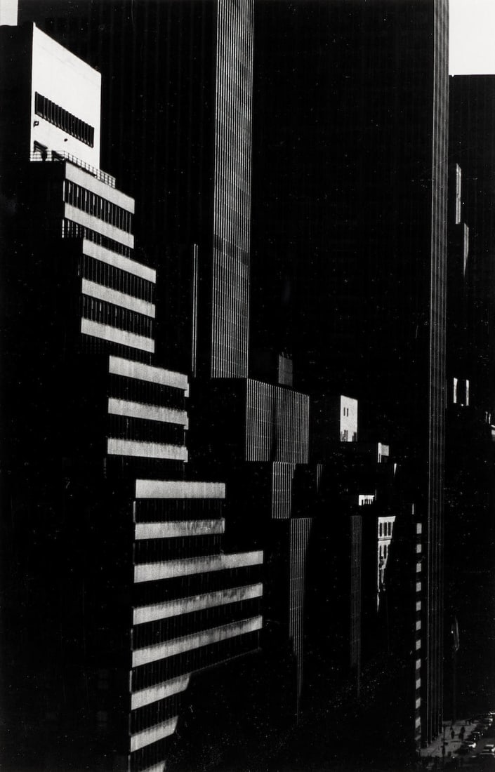 Jean-Philippe Charbonnier (1921-2004); Untitled (Park Avenue, New York);: Jean-Philippe Charbonnier (1921-2004) Untitled (Park Avenue, New York), 1964 Gelatin silver print, printed later; the photographer's credit stamp on the reverse, framed. 11 3/4 x 7 3/4 in. (29.8 x 19.