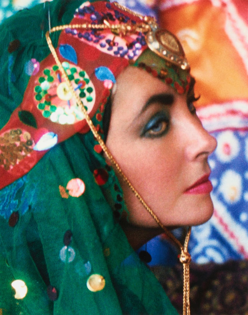 Firooz Zahedi (born 1949); My Elizabeth;: Firooz Zahedi (born 1949) My Elizabeth, 2016 Hardcover book in cloth folio, together with a chromogenic print, signed, dated '2015' and numbered '72/100' in ink in the margin, framed. book 13 1/4 x 12