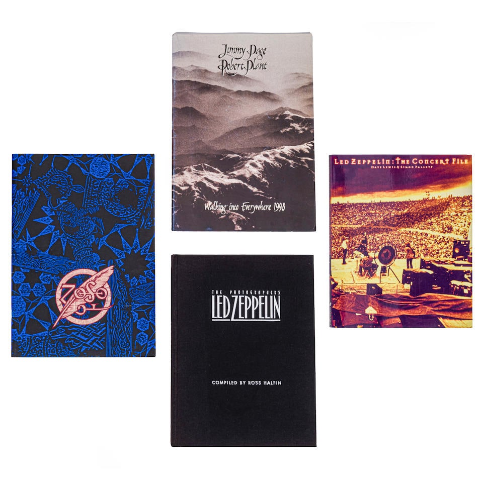 Led Zeppelin Jimmy Page and Robert Plant Collection Tour Ephemera and More. (1 of 3)