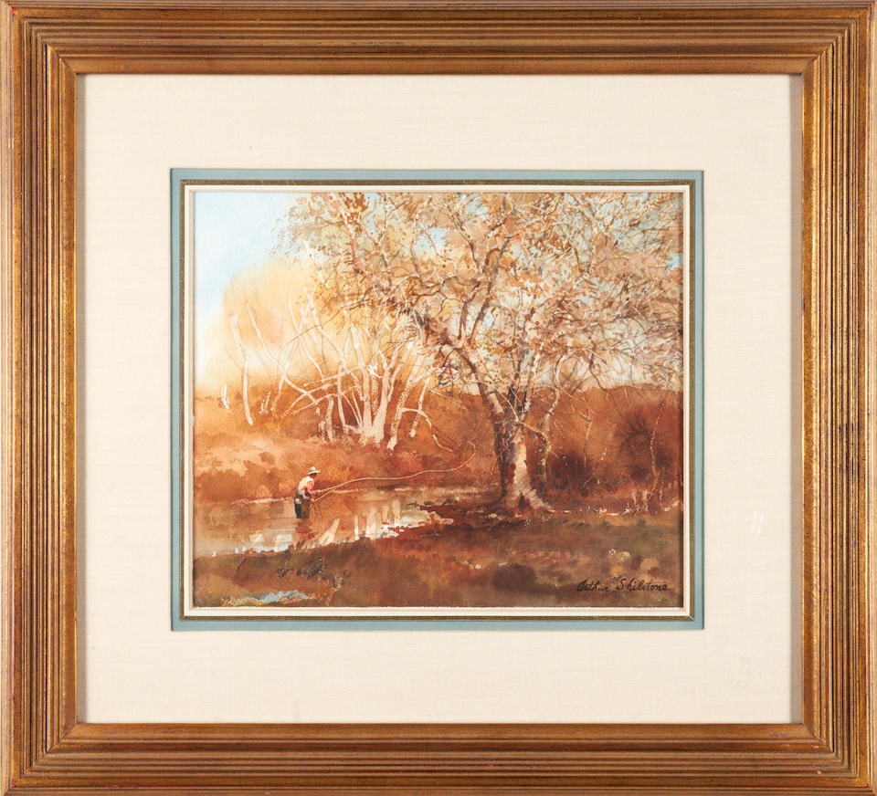 ARTHUR SHILSTONE (AMERICAN, BORN 1922) STREAM THROUGH THE COTTON FIELDS (1 of 3)