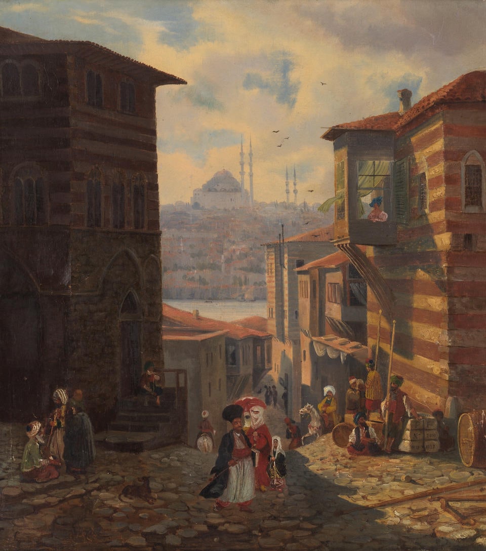 British School, 19th Century View of Istanbul (1 of 3)