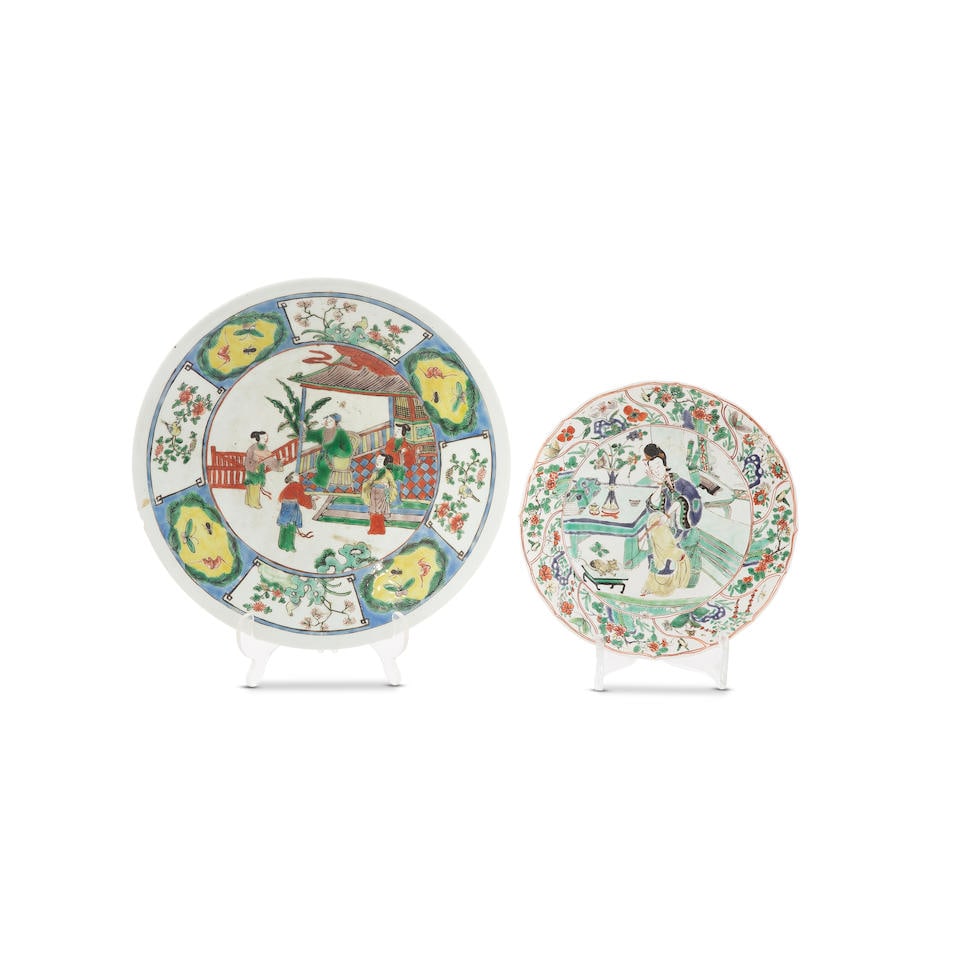 A famille verte plate  Kangxi (1 of 1)