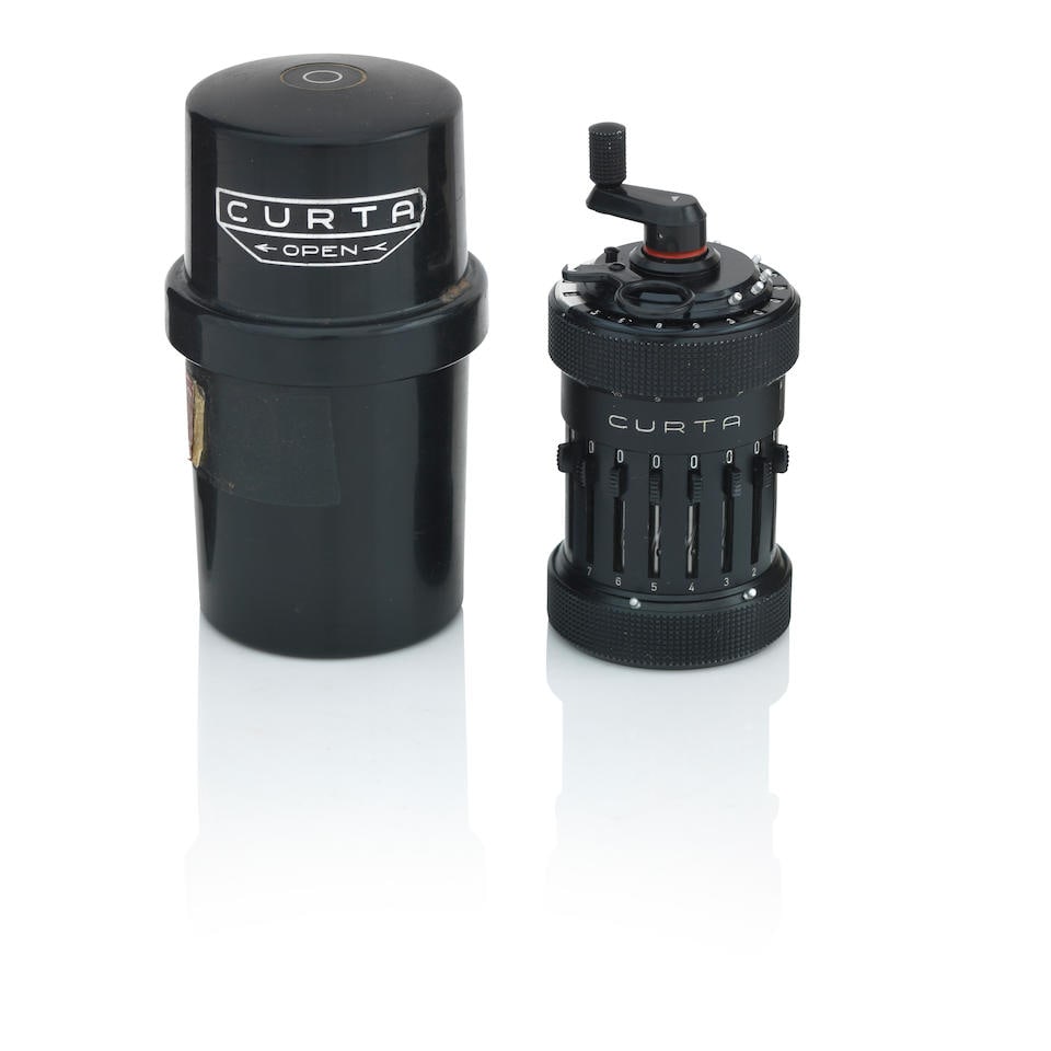 A Curta Type 1 Calculator,  Contina AG Mauren, Liechtenstein (1 of 1)
