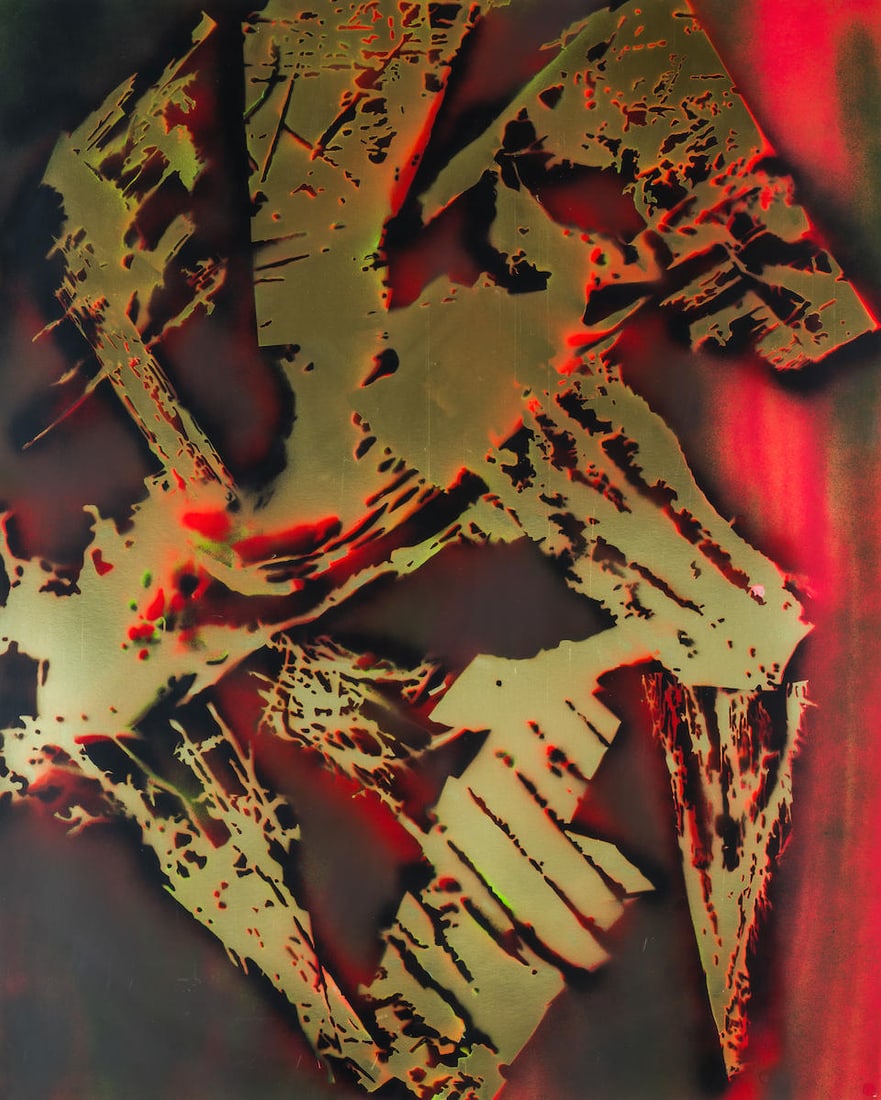 DAVID RATCLIFF (born 1970) Los Angeles: DAVID RATCLIFF (born 1970) Los Angeles 2009 Signé, daté et titré au dos Acrylique et peinture en aérosol sur papier Getekend, gedateerd en getiteld op de achterkant Acryl en spuit