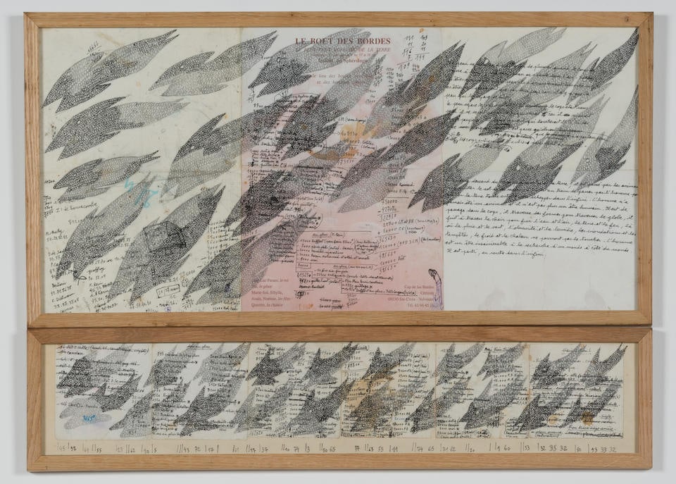 JEAN-LUC PARANT (1944-2022) Brouillon 13a et 13b: JEAN-LUC PARANT (1944-2022) Brouillon 13a et 13b Diptyque Encre et collage sur papier Monogrammé et titré au dos Diptiek Inkt en collage op papier Gemonogrammeerd en getiteld op de achterkan