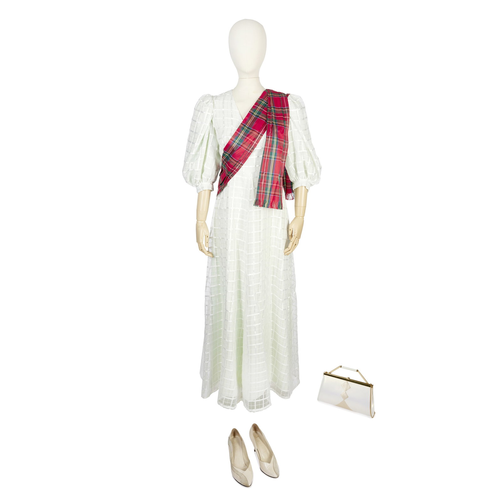 Claudia Harrison (as Princess Anne): A full length silk Ghillies Ball gown Season 5, Episode 1, ... (1 of 1)