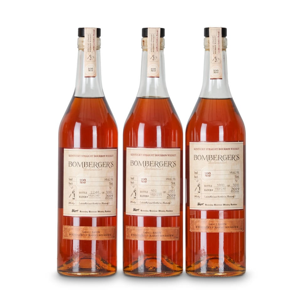 Bomberger's 2019 Release (3 750ml bottles) (1 of 1)